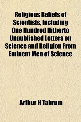 Large book cover: Religious Beliefs of Scientists