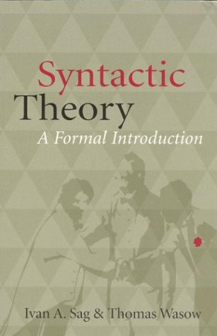 Large book cover: Syntactic Theory: A Formal Introduction