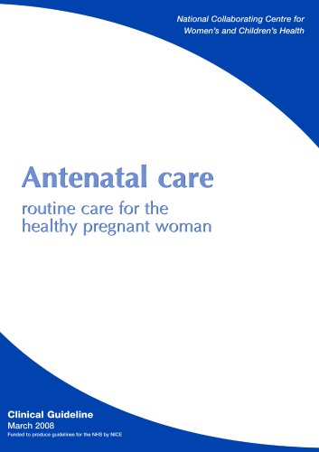 Large book cover: Antenatal Care