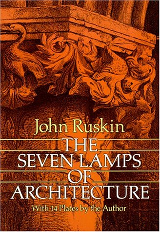 Large book cover: The Seven Lamps of Architecture