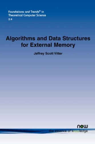 Large book cover: Algorithms and Data Structures for External Memory