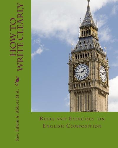 Large book cover: How To Write Clearly: Rules and Exercises on English Composition