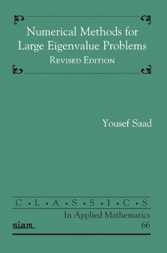 Large book cover: Numerical Methods for Large Eigenvalue Problems