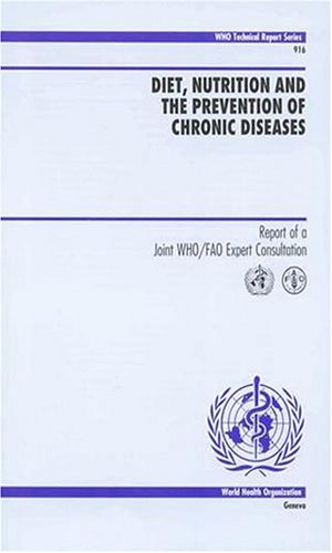 Large book cover: Diet, Nutrition and the Prevention of Chronic Diseases