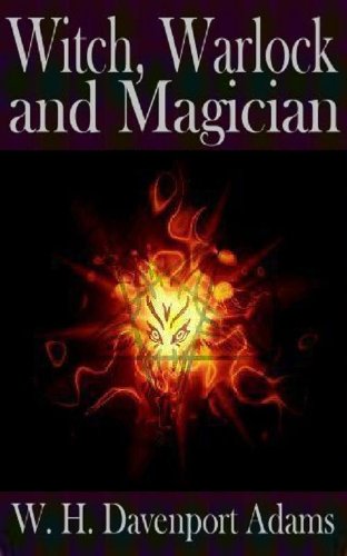 Large book cover: Witch, Warlock, and Magician