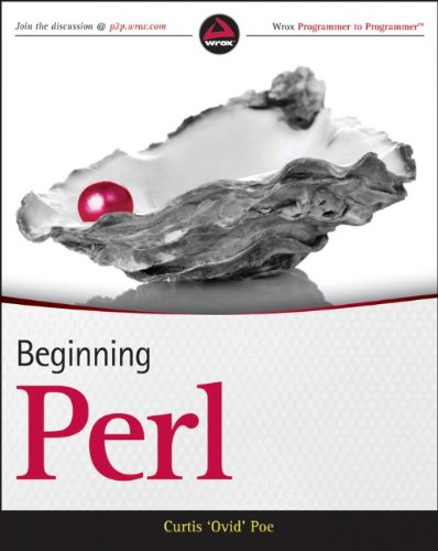 Large book cover: Beginning Perl