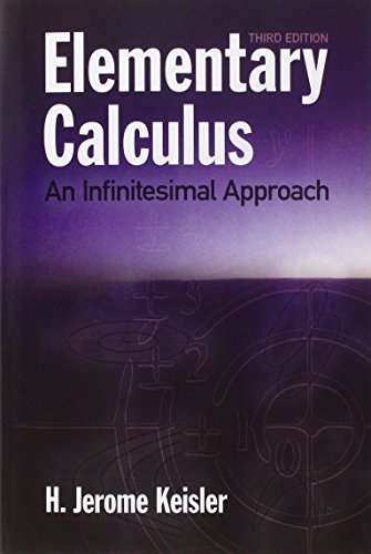 Large book cover: Elementary Calculus: An Approach Using Infinitesimals