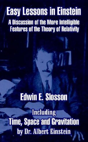Large book cover: Easy Lessons in Einstein