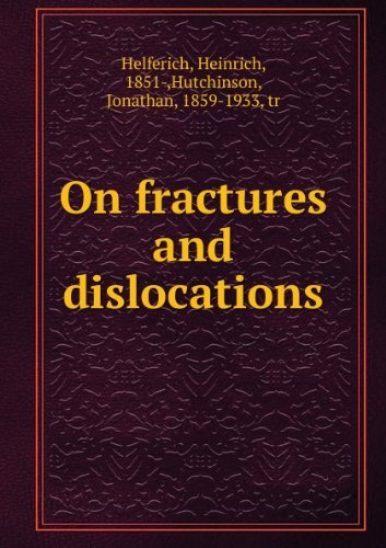 Large book cover: On Fractures and Dislocations