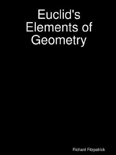 Large book cover: Euclid's Elements of Geometry