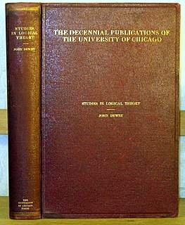 Large book cover: Studies in Logical Theory