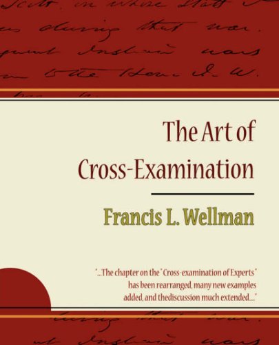 Large book cover: The Art of Cross-Examination