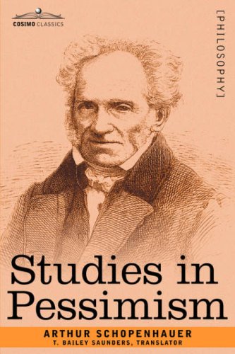 Large book cover: Studies in Pessimism