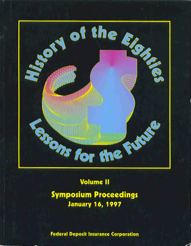 Large book cover: History of the Eighties -- Lessons for the Future