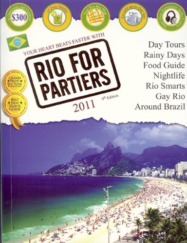 Large book cover: Rio For Partiers: travel guide to Rio de Janeiro