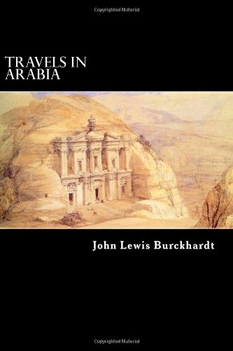 Large book cover: Travels in Arabia