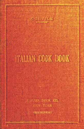 Large book cover: The Italian Cook Book