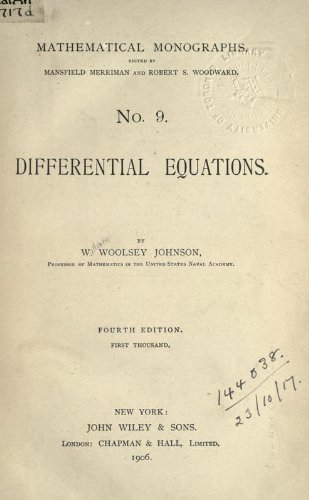 Large book cover: Differential Equations