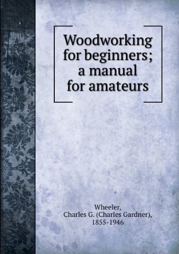 Large book cover: Woodworking for Beginners
