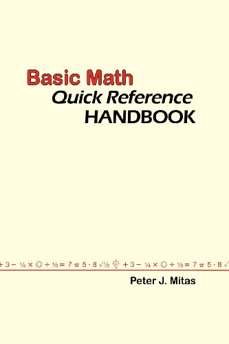 Large book cover: Basic Math Quick Reference Handbook