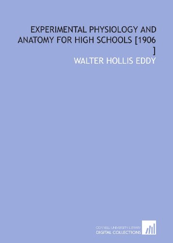 Large book cover: Experimental Physiology and Anatomy