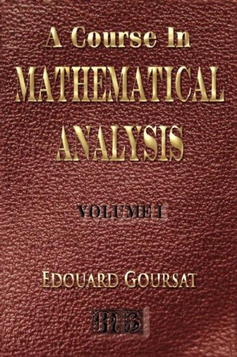 Large book cover: A Course in Mathematical Analysis