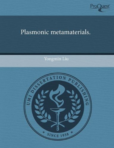 Large book cover: Plasmonic Metamaterials