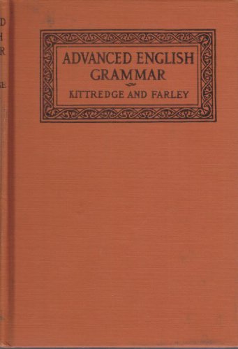 Large book cover: An Advanced English Grammar with Exercises
