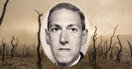 Illustration of H. P. Lovecraft