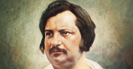 Illustration of Honore de Balzac