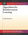 Book cover: Algorithms for Reinforcement Learning