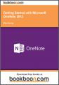 Book cover: Getting Started with Microsoft OneNote 2013