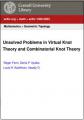 Book cover: Unsolved Problems in Virtual Knot Theory and Combinatorial Knot Theory
