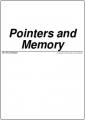 Small book cover: Pointers and Memory