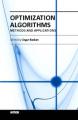 Small book cover: Optimization Algorithms: Methods and Applications
