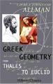 Book cover: Greek Geometry from Thales to Euclid