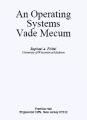 Small book cover: An Operating Systems Vade Mecum, Second Edition