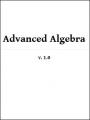 Small book cover: Advanced Algebra