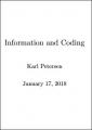 Small book cover: Information and Coding