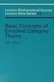 Book cover: Basic Concepts of Enriched Category Theory