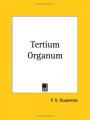 Book cover: Tertium Organum