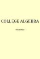 Small book cover: College Algebra