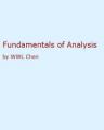 Small book cover: Fundamentals of Analysis