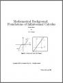 Book cover: Foundations of Infinitesimal Calculus