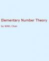Book cover: Elementary Number Theory