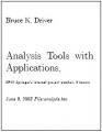 Book cover: Analysis Tools with Applications
