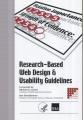 Book cover: Research-Based Web Design and Usability Guidelines