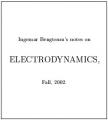 Book cover: Electrodynamics