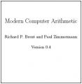 Small book cover: Modern Computer Arithmetic