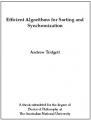 Book cover: Efficient Algorithms for Sorting and Synchronization